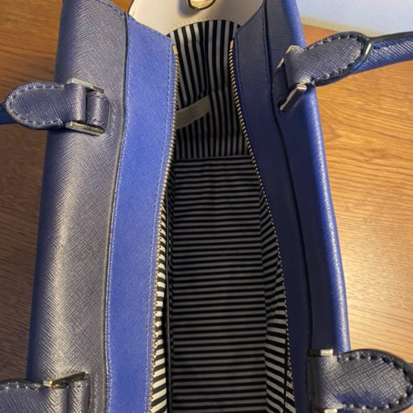 Three-Tone Kate Spade Satchel Bag w/ Detachable Strap - Picture 7 of 7